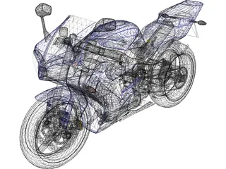 Yamaha R1 (2002) 3D Model