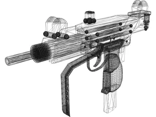 Uzi 3D Model