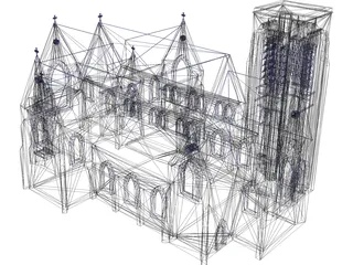 Church Gothic 3D Model