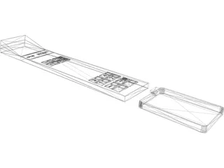 Elevator Panel Otis 3D Model