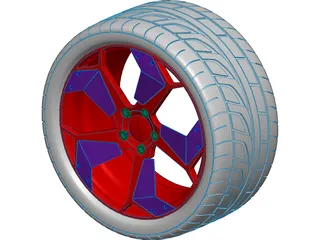 Lamborghini Reventon Rim 3D Model