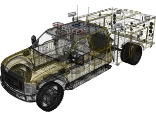 Ford F-450 Rescue 3D Model