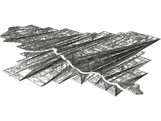 Fort Lauderdale Downtown 3D Model