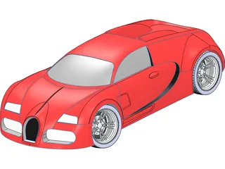 Bugatti Veyron 3D Model