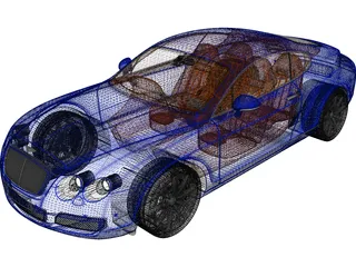 Bentley Continental GT 3D Model