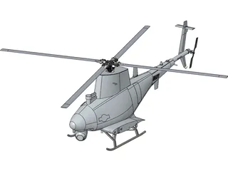 Northrop Grumman MQ-8 Fire Scout 3D Model