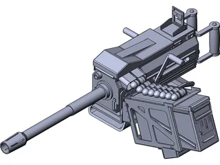 MK19 Grenade Launcher 3D Model