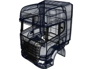 Scania R730 Cabin 3D Model