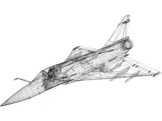 Dassault Mirage 2000 3D Model
