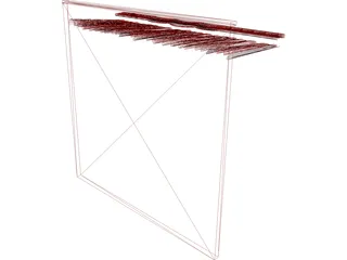 Theater Curtains 3D Model