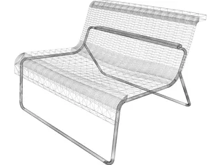 Bench Kartell 3D Model