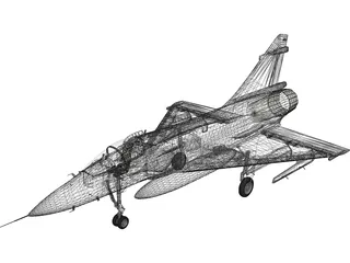 Dassault Mirage 2000 3D Model