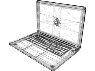 Apple Macbook Pro 15 Inch 3D Model