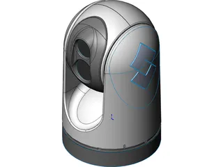 Flir M-Series Marine Camera 360 Degrees 3D Model