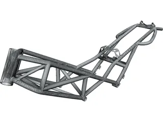 Ducati Monster M900 Frame 3D Model