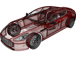 Aston Martin Rapide S (2013) 3D Model