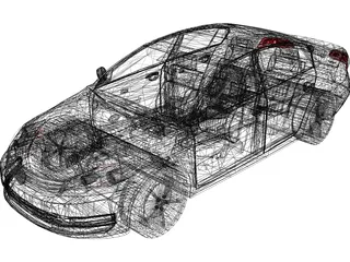 Volkswagen Passat (2011) 3D Model