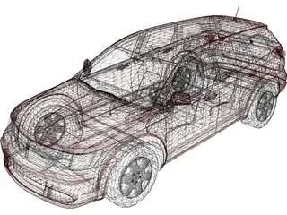 Dodge Journey (2008) 3D Model