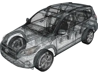 Toyota RAV4 Limited (2012) 3D Model