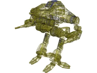 Cougar Battletech 3D Model