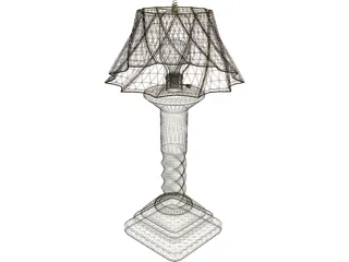 Cream Lamp 3D Model