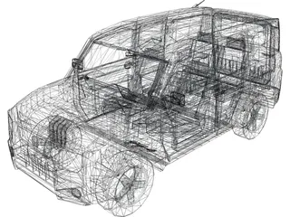 Honda Element 3D Model