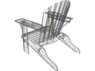 Adirondack Chair 3D Model