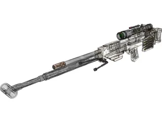 Ramjet Rifle 3D Model