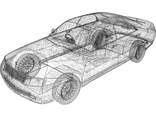 Nissan Cedric (1999) 3D Model