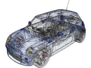 Mini Cooper S 3D Model