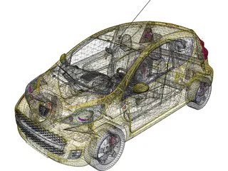 Peugeot 107 3D Model