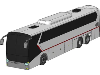 King Long Bus 3D Model