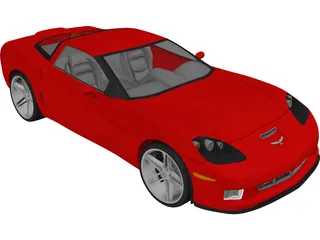 Chevrolet Corvette Z06 (2007) 3D Model