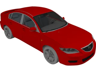 Mazda 3 Sedan (2004) 3D Model