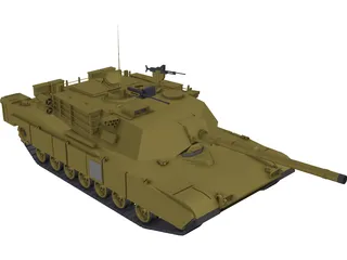 M1A1 Abrams 3D Model