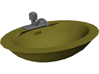 Sink Bathroom 3D Model