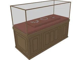 Museum Glassbox 3D Model
