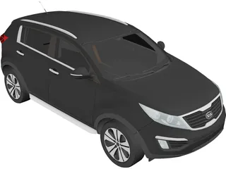 Kia Sportage (2010) 3D Model