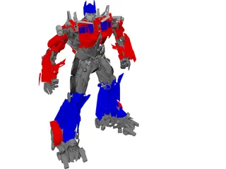 Transformers Movie Optimus Prime 3D Model