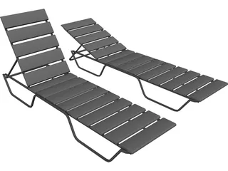 Sun Chair 3D Model