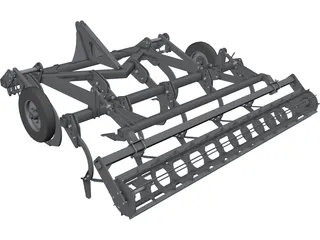 Cultivator Subsoiler 3D Model