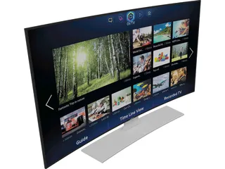 Samsung TV Curved 3D Model