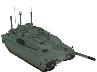 Altay Tank 3D Model