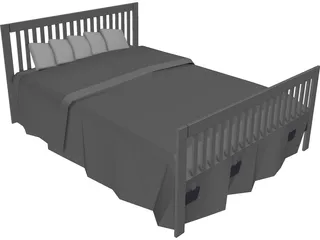 Bed 3D Model