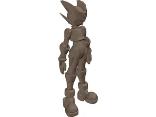 Sega Megaman 3D Model