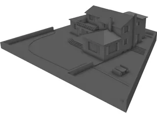 Family House 3D Model