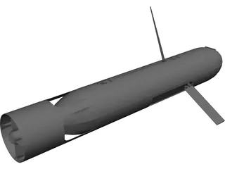 Unmanned Underwater Vehicle (UUV) 3D Model