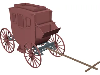 Stagecoach 3D Model