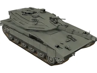 Merkava IV 3D Model