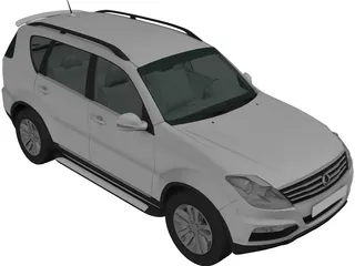 SsangYong Rexton 3D Model